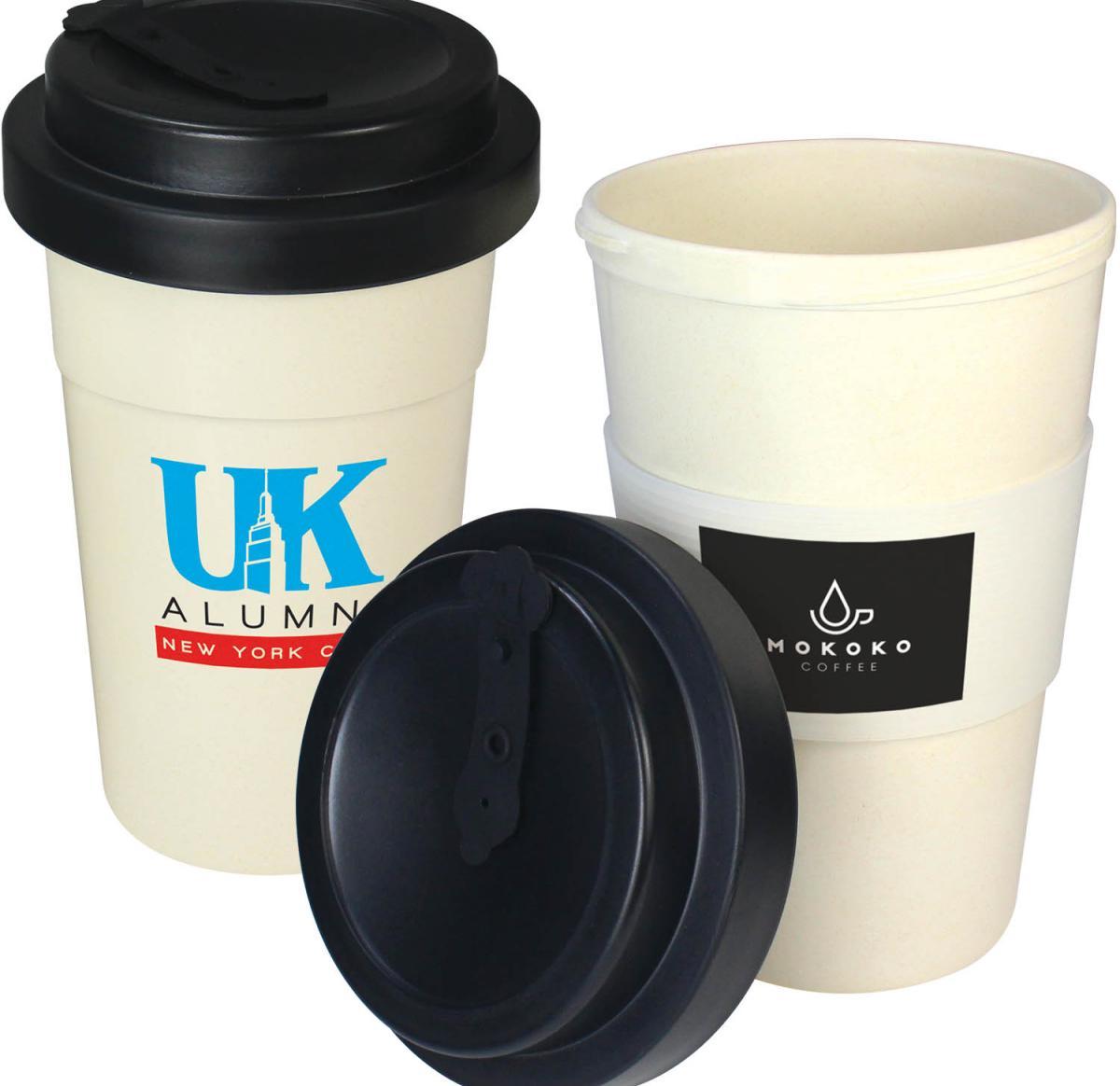 Bamboo Takeaway Mug 400ml Biodegradable Dishwasher Safe Buy